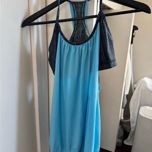 LULULEMON NO LIMIT TANK/ Blue moon ziggy wee august inkwell